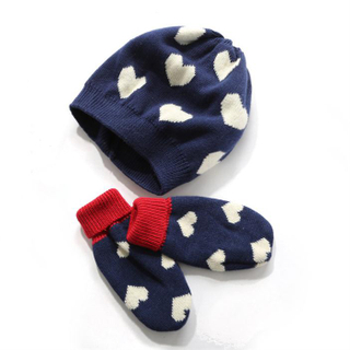 Children Knitted beanie&glove