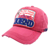 Washed baseball cap