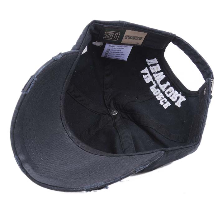 Washed baseball cap