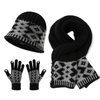 Retro Black Knit Three Piece Set