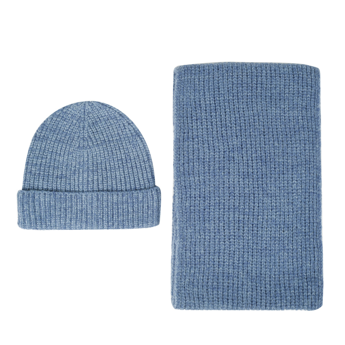 Blue Knit Set