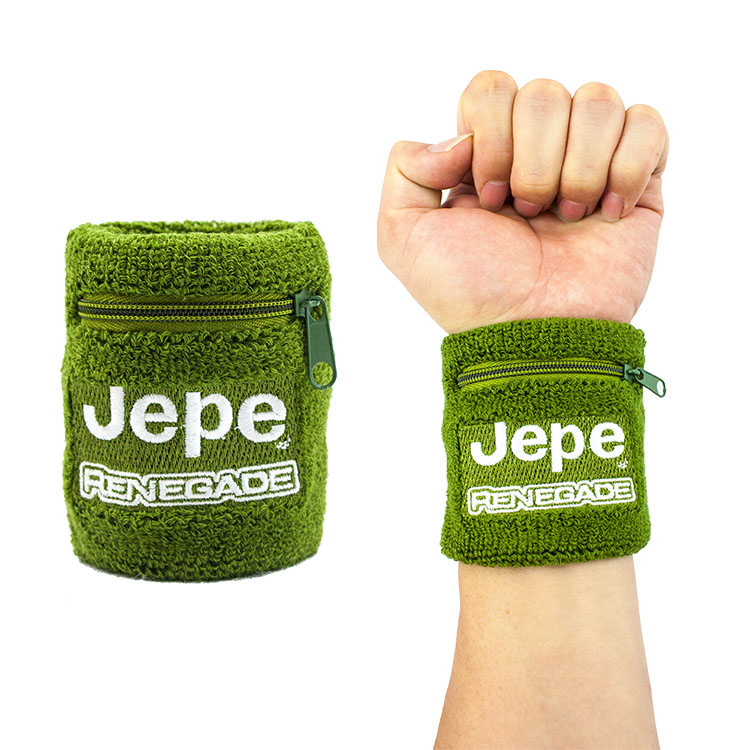 Cotton Sport zipper sweatband