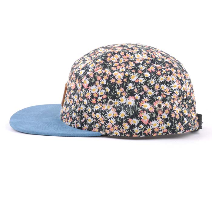 5 panel snapback hat