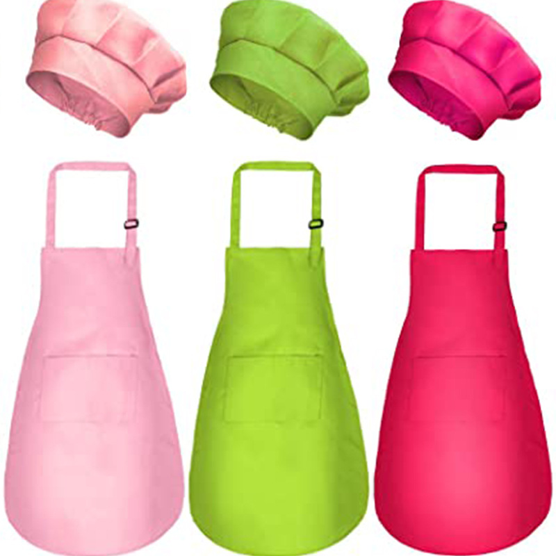 Children chef paint apron