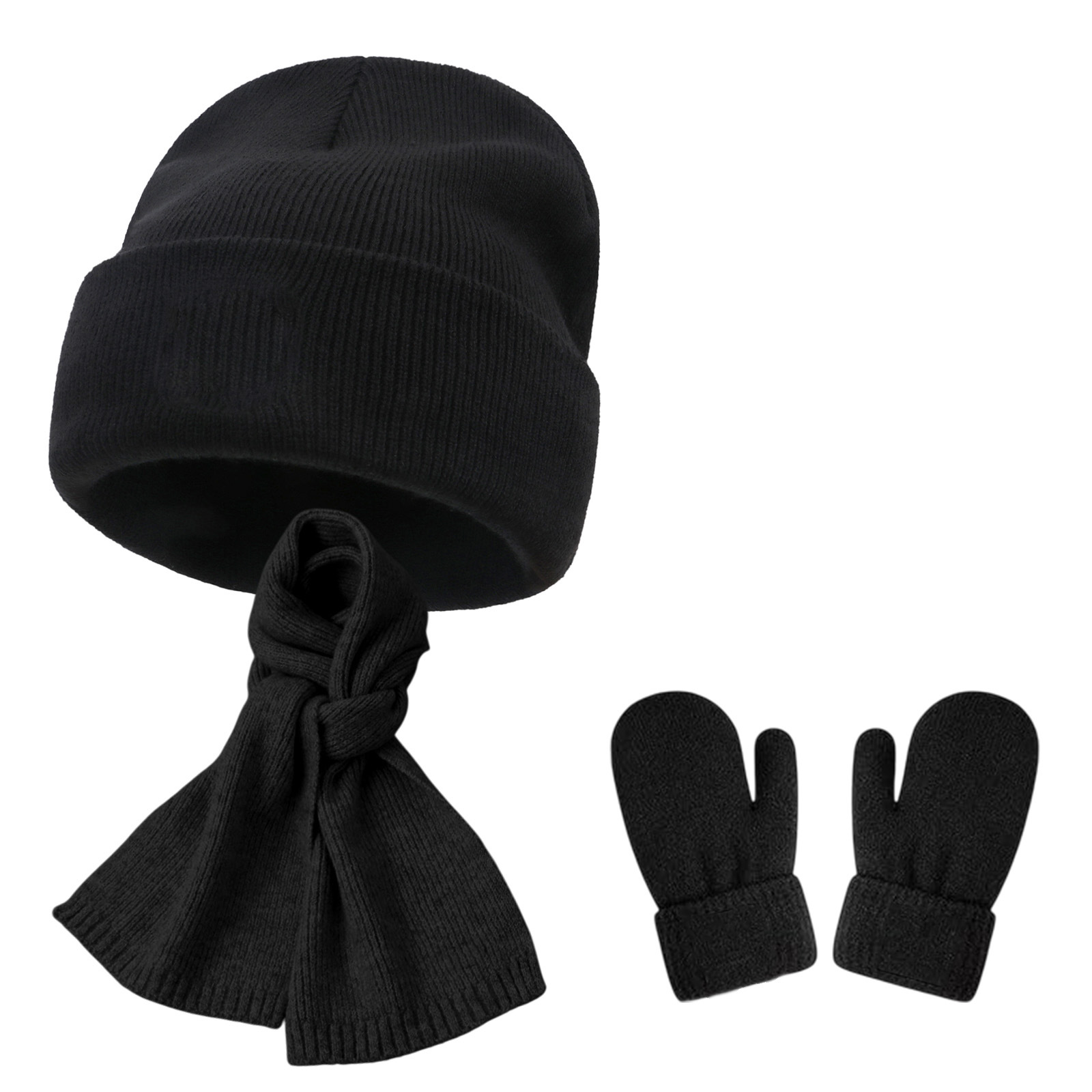 Black Knit Set