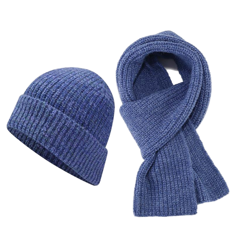 Blue Knit Set