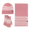 Pink Knit Three Piece Set