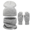 Grey Knit Three Piece Set