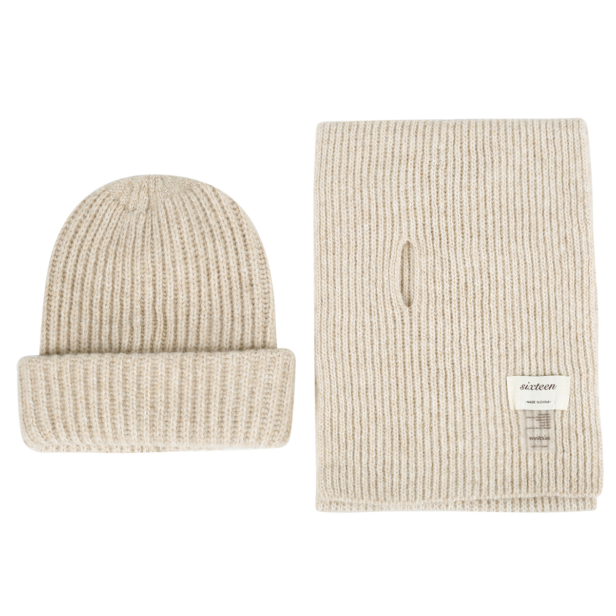 Cream Knit Set