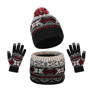 Custom Unisex Winter Warm Knitted Set