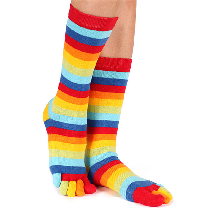 cotton toe socks