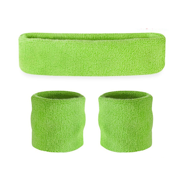 Sport sweatband and headband sets