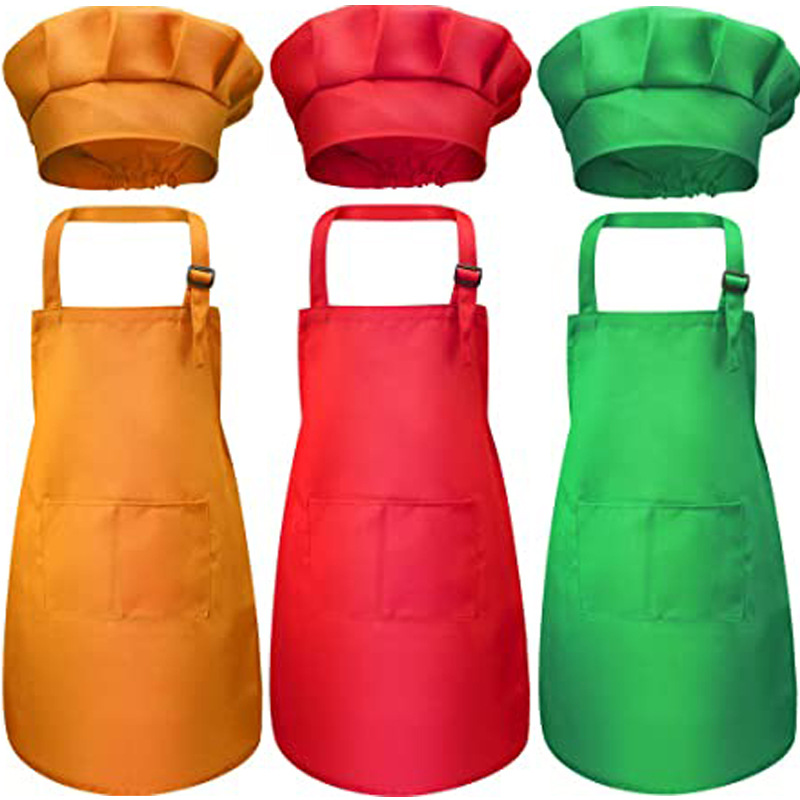 Children chef paint apron
