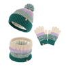 Green Cashmere Knit Three Piece Set