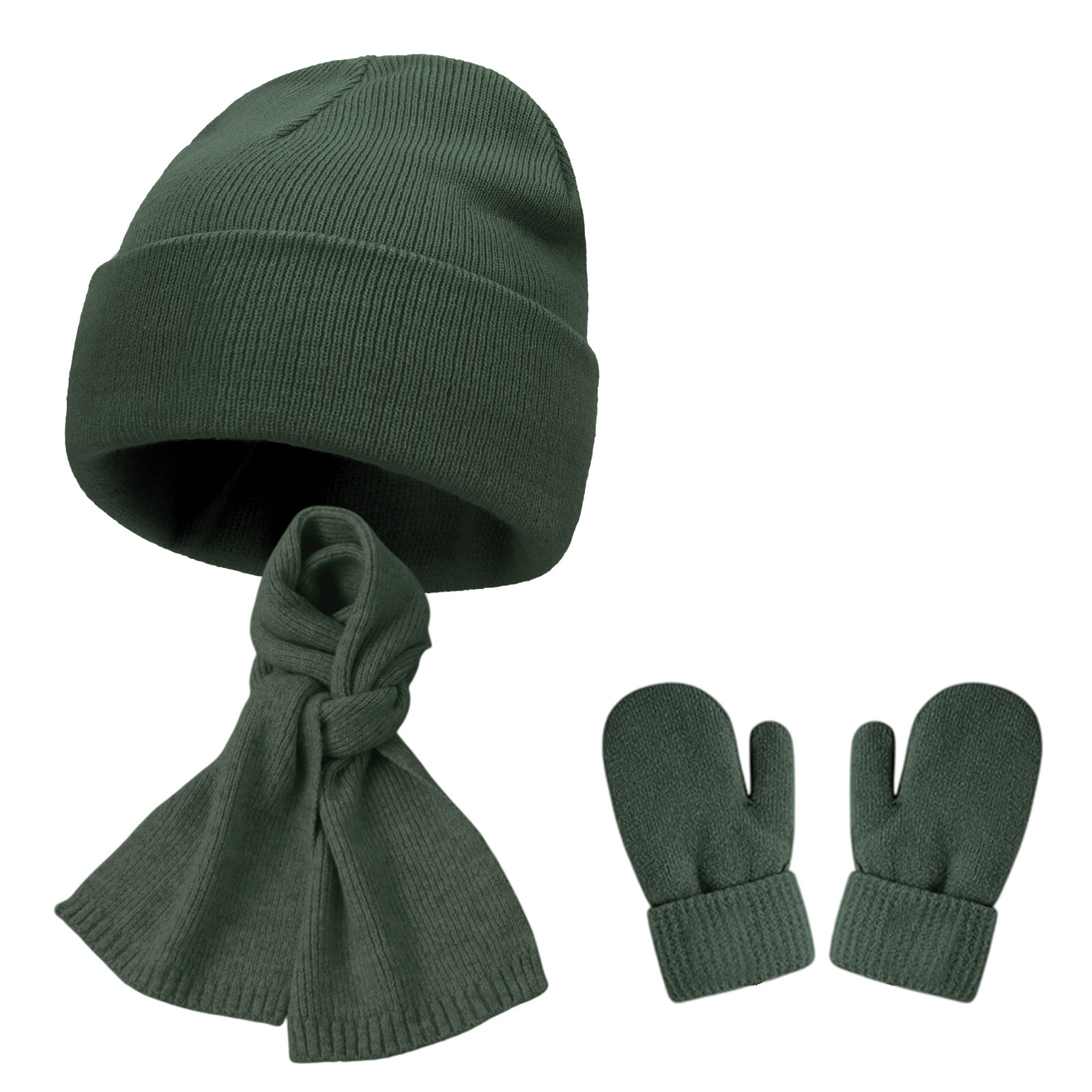 Green Knit Set