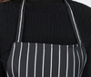 Black And White Stripes Apron