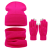 Pink Knit Three Piece Set
