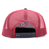 Flat brim Trucker mesh cap