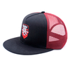 Flat brim Trucker mesh cap