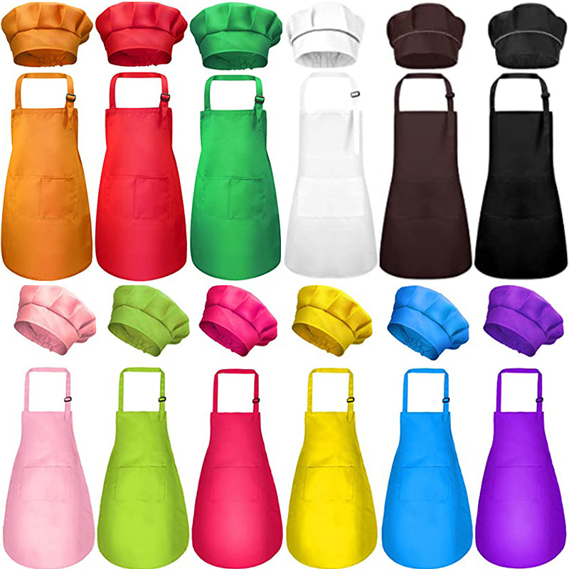 Children chef paint apron