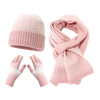 Pink Ombre Knit Three Piece Set