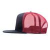 Flat brim Trucker mesh cap