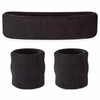 Sport sweatband and headband sets