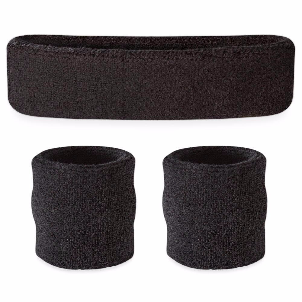 Sport sweatband and headband sets