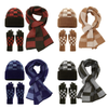 Colorful Stripe Wool Knit Three Piece Set