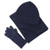Blue Knit Three Piece Set