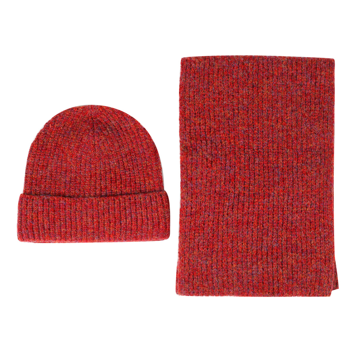 Red Knit Set