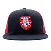 Flat brim Trucker mesh cap