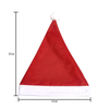 Custom Santa Hats Wholesale Personalized Logo Non‑Woven Christmas Santa Hat for Party Decoration