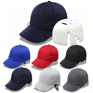 Wholesale Custom Bump Cap Unisex Polyester Cotton Baseball Style Safety Work Head Protection Hat