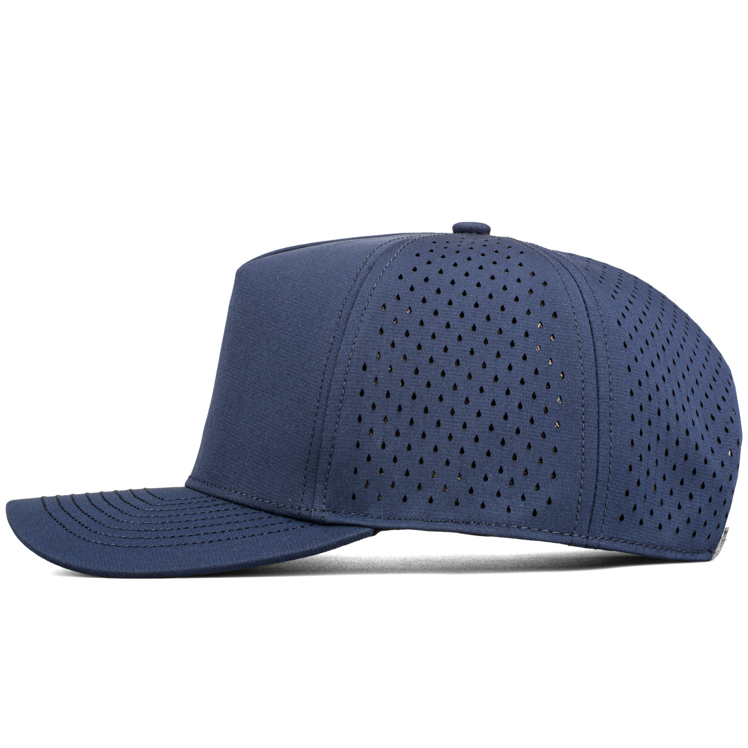 Custom Logo Laser Cut Ventilated Trucker Hat, Polyester Lightweight Quick Dry Athletic Baseball Cap 