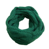 Green Acrylic Cable Knit Neck Warmer