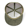 Olive Green Mesh Back Trucker Hat Custom Patch Logo Cap