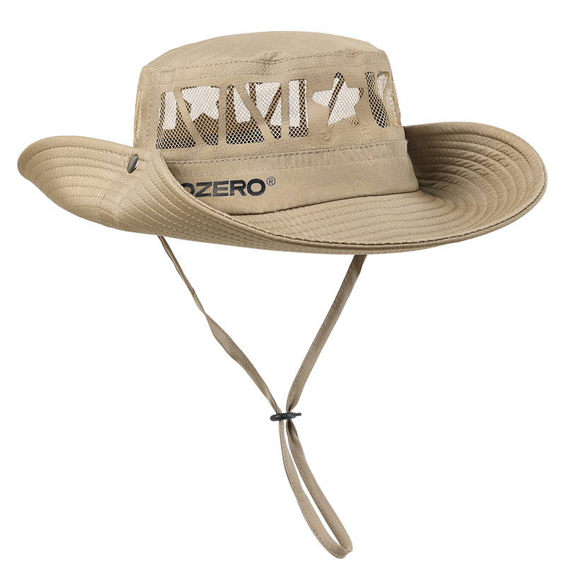 Lightweight Foldable Sun Bucket Hat with Adjustable Chin Strap