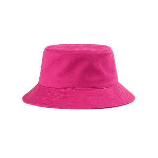 Trendy Hot Pink Washed Cotton Bucket Hat