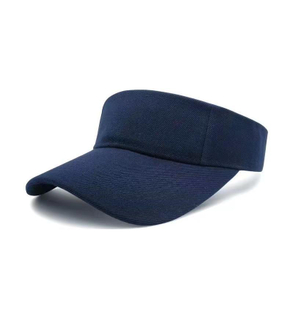 Breathable Laser-Cut Mesh Visor – Customizable Cotton Sun Protection Hat