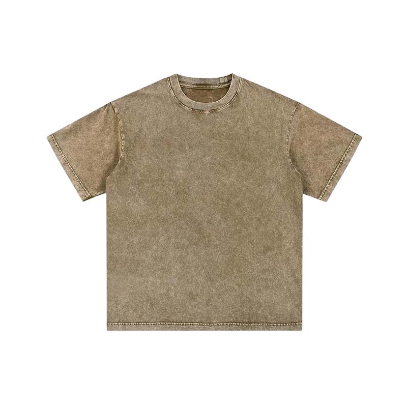Wholesale Vintage Washed Cotton Oversized T-Shirt