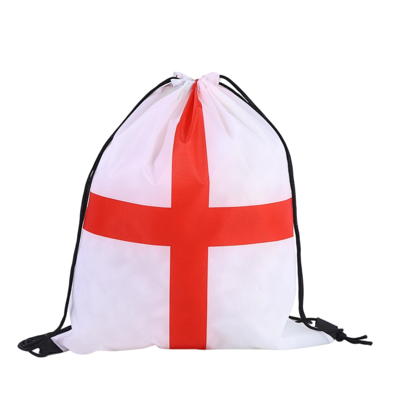 Custom Printed Brazil Flag Drawstring Backpack – Wholesale Reusable Sports Bag