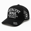 3D Puff Embroidery Trucker Hat Mesh Back Adjustable Snap‑on Baseball Cap