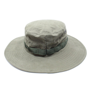 Men's Olive Green Wide Brim Boonie Hat for Hiking, Fishing & Camping