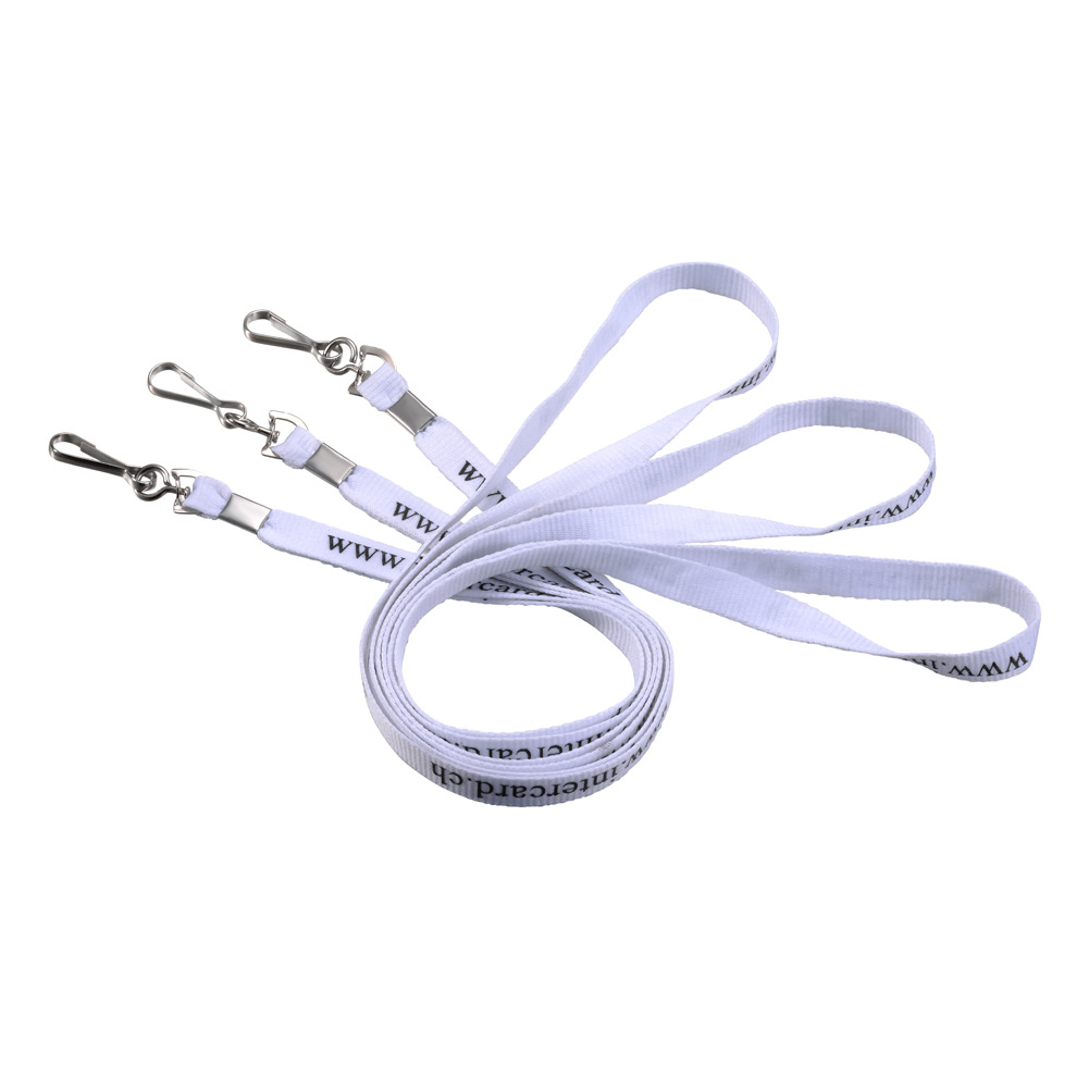Custom Durable Knitted Neck Strap Lanyard with Swivel Hook