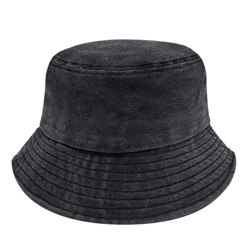 Vintage Washed Denim Fisherman Hat for Men & Women