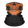 Custom Polyester Skull Print Seamless Bandana for Outdoor Activities