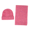 Ribbed Knit Beanie & Scarf Set – Winter Warm Matching Hat Scarf Combo