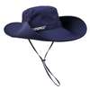Lightweight Foldable Sun Bucket Hat with Adjustable Chin Strap