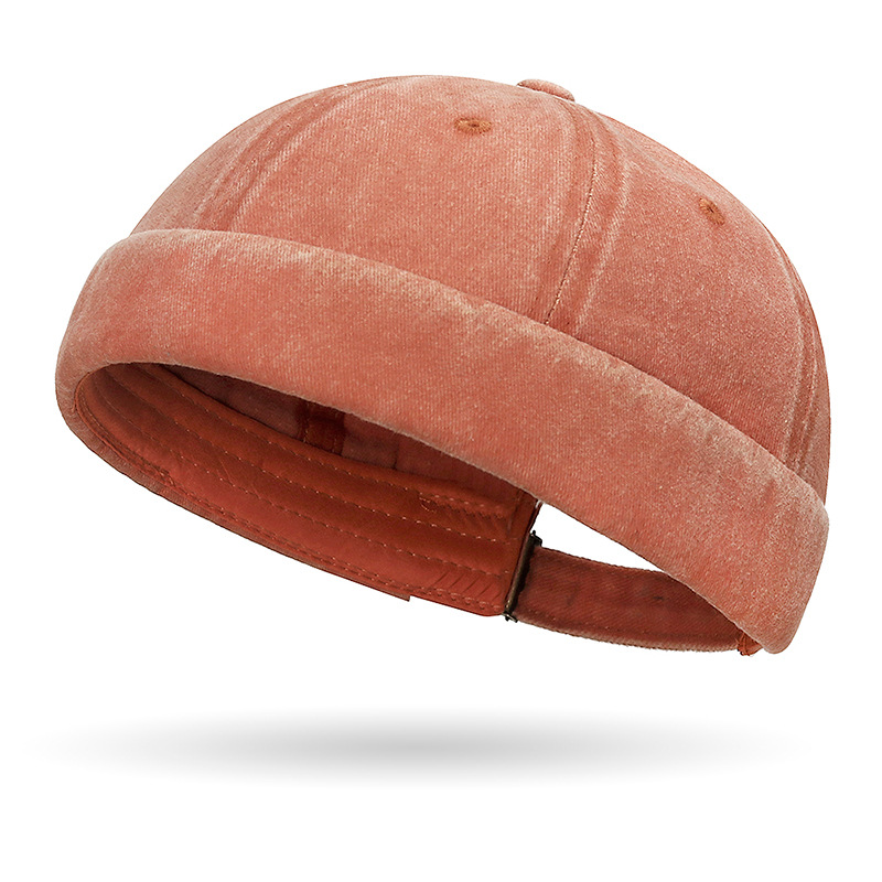 Custom Logo Vintage Soft Washed Cotton Docker Cap 